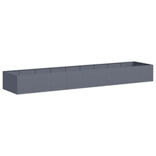 Plantenbak 360x80x40 cm staal antracietkleurig