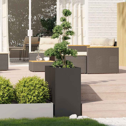 Plantenbak 40x80x80 cm staal zwart
