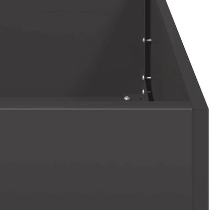 Plantenbak 40x80x80 cm staal zwart