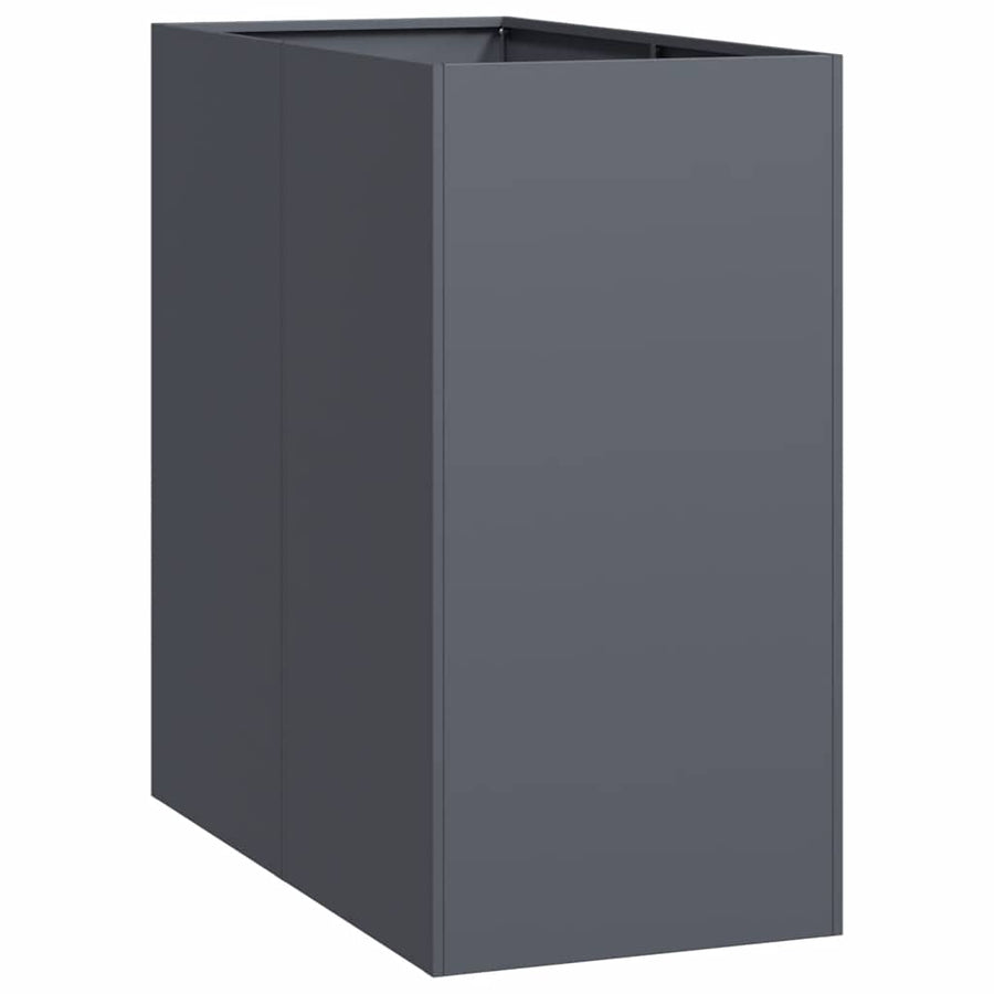 Plantenbak 40x80x80 cm staal antracietkleurig