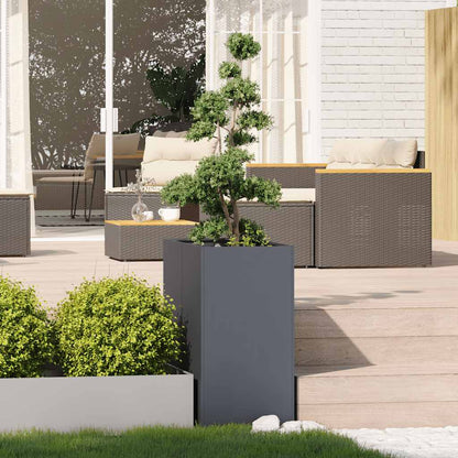 Plantenbak 40x80x80 cm staal antracietkleurig