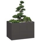 Planter 120x80x80 cm steel black