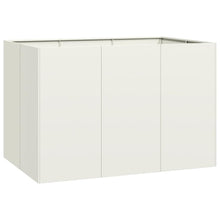 Plantenbak 120x80x80 cm staal wit