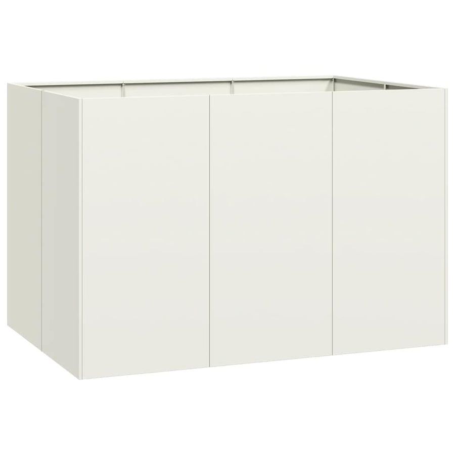 Plantenbak 120x80x80 cm staal wit