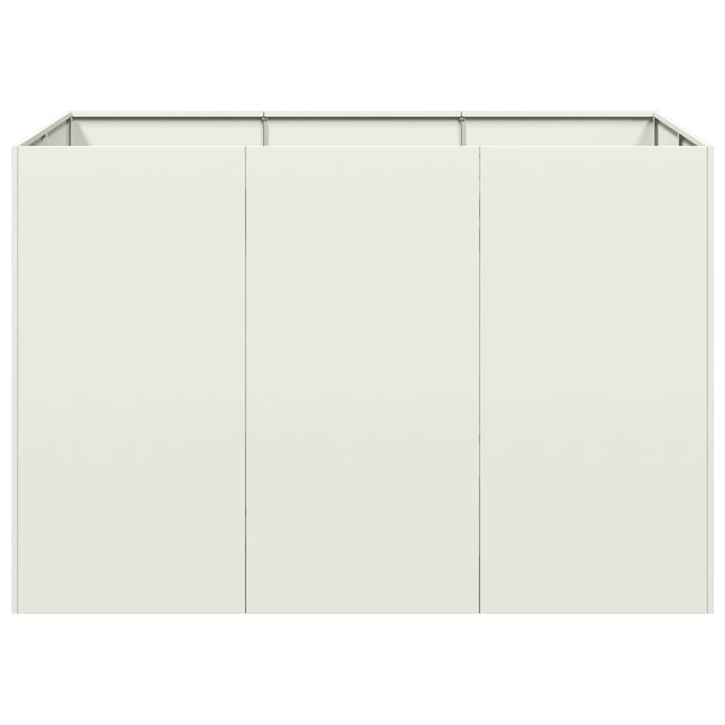 Plantenbak 120x80x80 cm staal wit