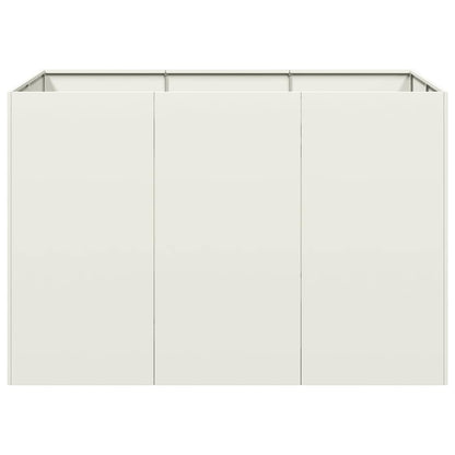 Plantenbak 120x80x80 cm staal wit