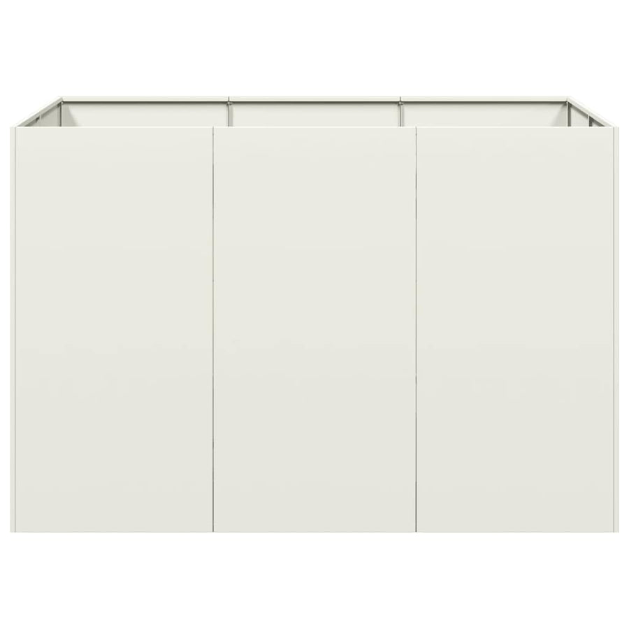 Plantenbak 120x80x80 cm staal wit