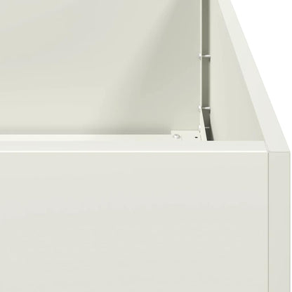 Plantenbak 120x80x80 cm staal wit