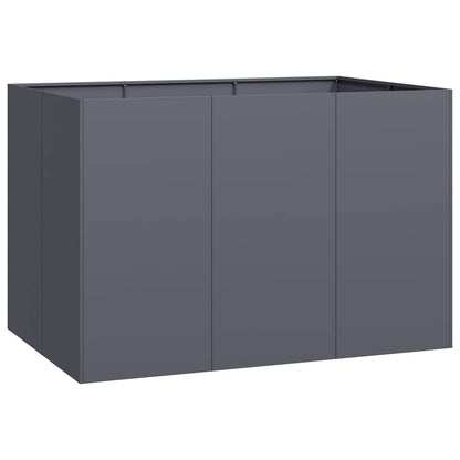 Plantenbak 120x80x80 cm staal antracietkleurig