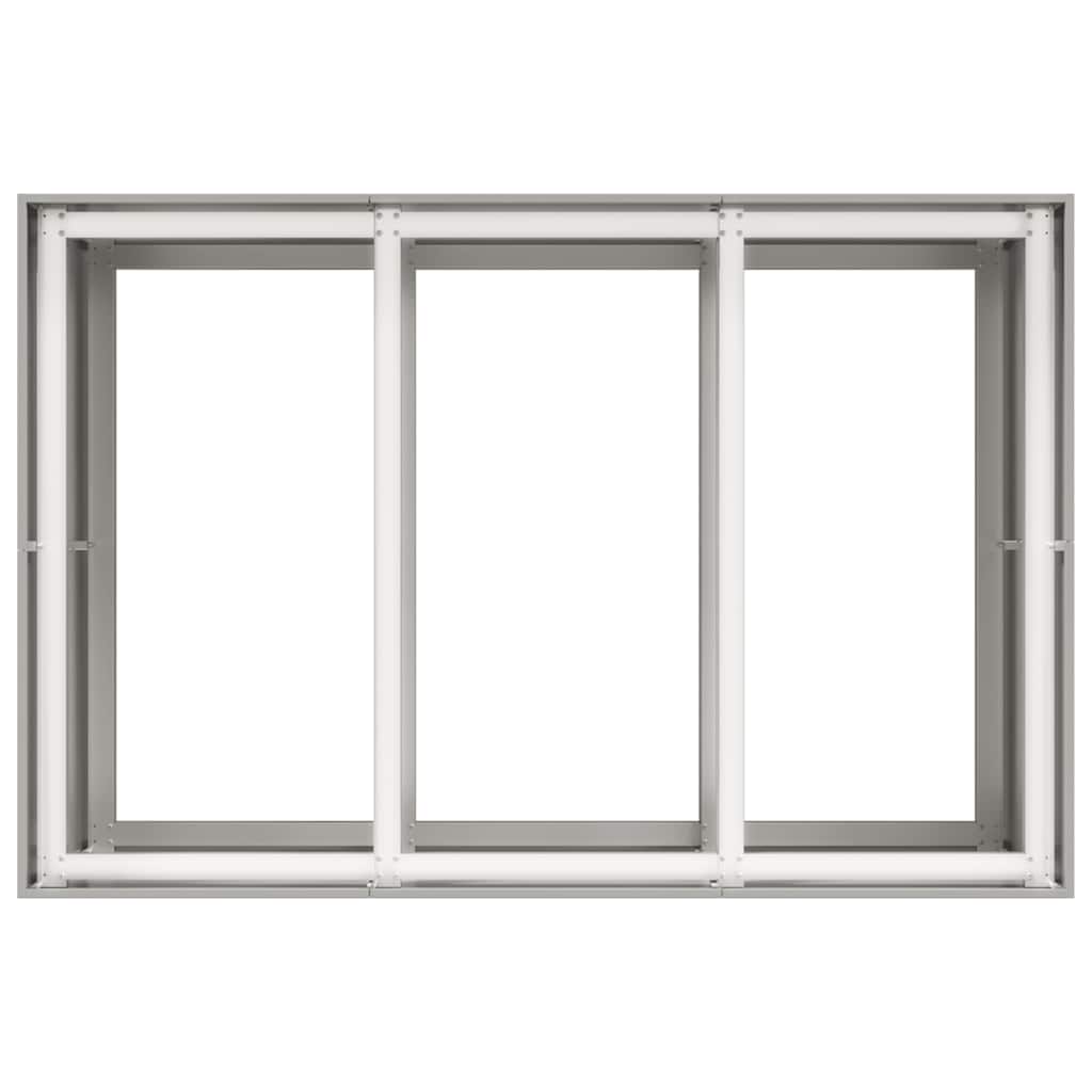 Plantenbak 120x80x80 cm roestvrij staal