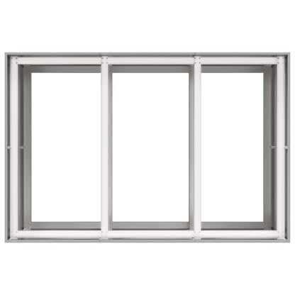 Plantenbak 120x80x80 cm roestvrij staal