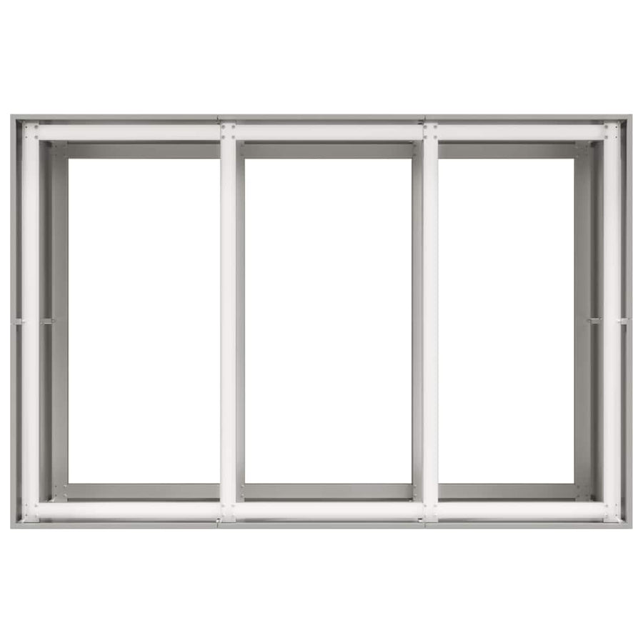 Plantenbak 120x80x80 cm roestvrij staal