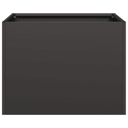 Plantenbak 40x40x30 cm staal zwart