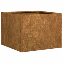 Plantenbak roestig 40x40x30 cm weervast staal