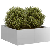 Planter 80x80x30 cm galvanized steel