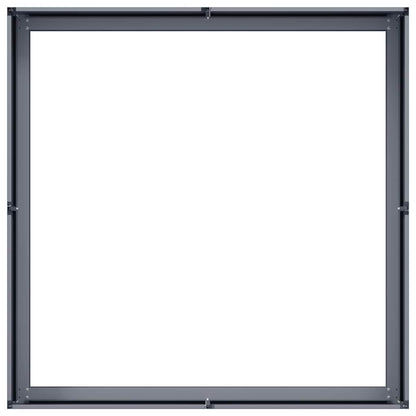 Plantenbak 100x100x30 cm staal antracietkleurig