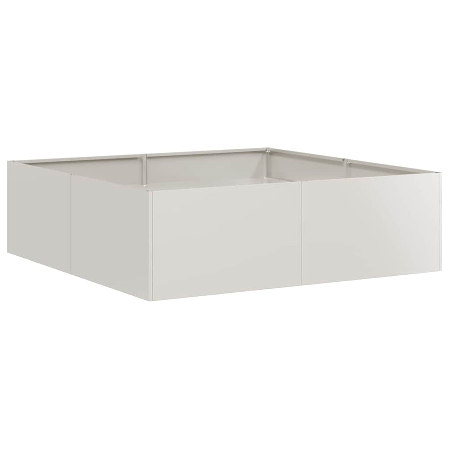 Plantenbak Roestvrij Staal 100 x 100 x 30 cm