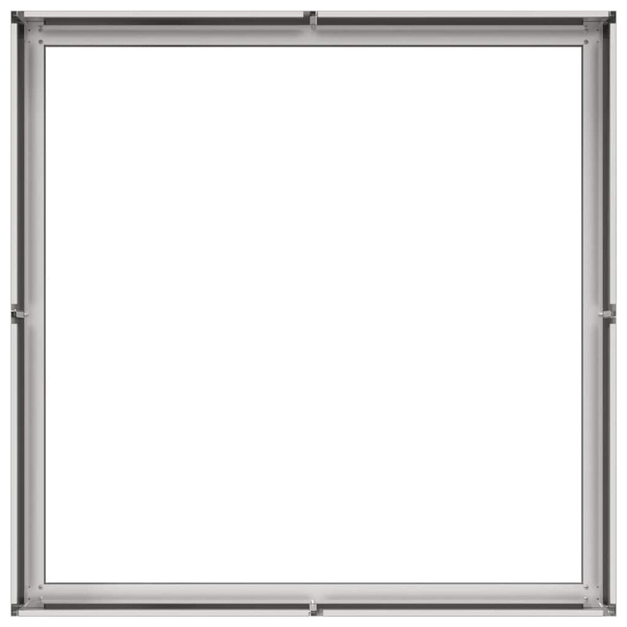 Plantenbak Roestvrij Staal 100 x 100 x 30 cm