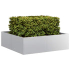 Planter 100x100x30 cm galvanized steel