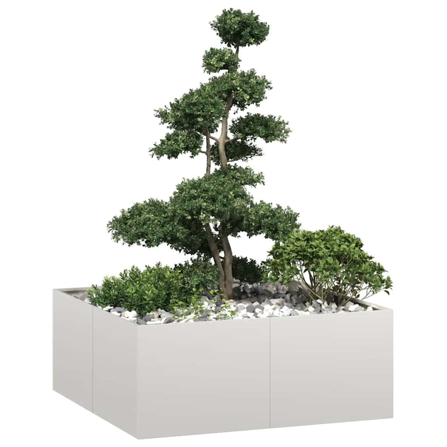 Plantenbak Roestvrij Staal 100 x 100 x 40 cm
