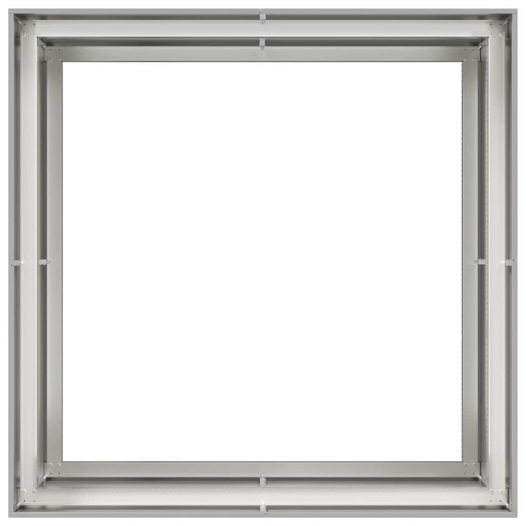 Plantenbak Roestvrij Staal 100 x 100 x 80 cm