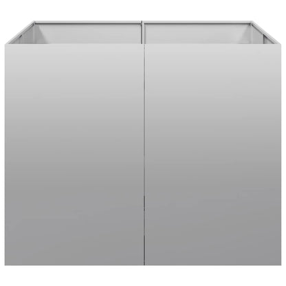 Plantenbak 100x100x80 cm gegalvaniseerd staal