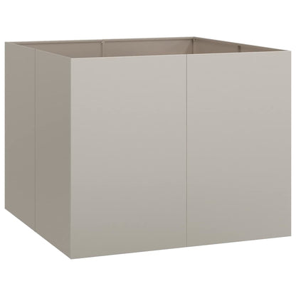 Plantenbak roestig 100x100x80 cm weervast staal