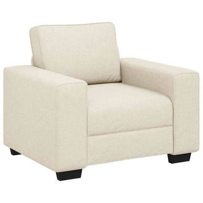 Bank 3 Pcs Beige Linnen-Mix Stof