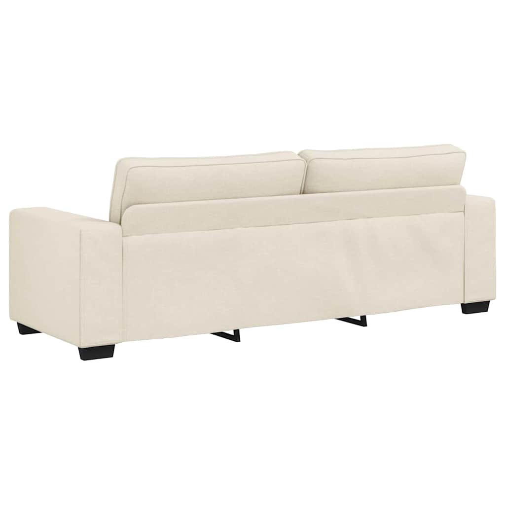Bank 3 Pcs Beige Linnen-Mix Stof