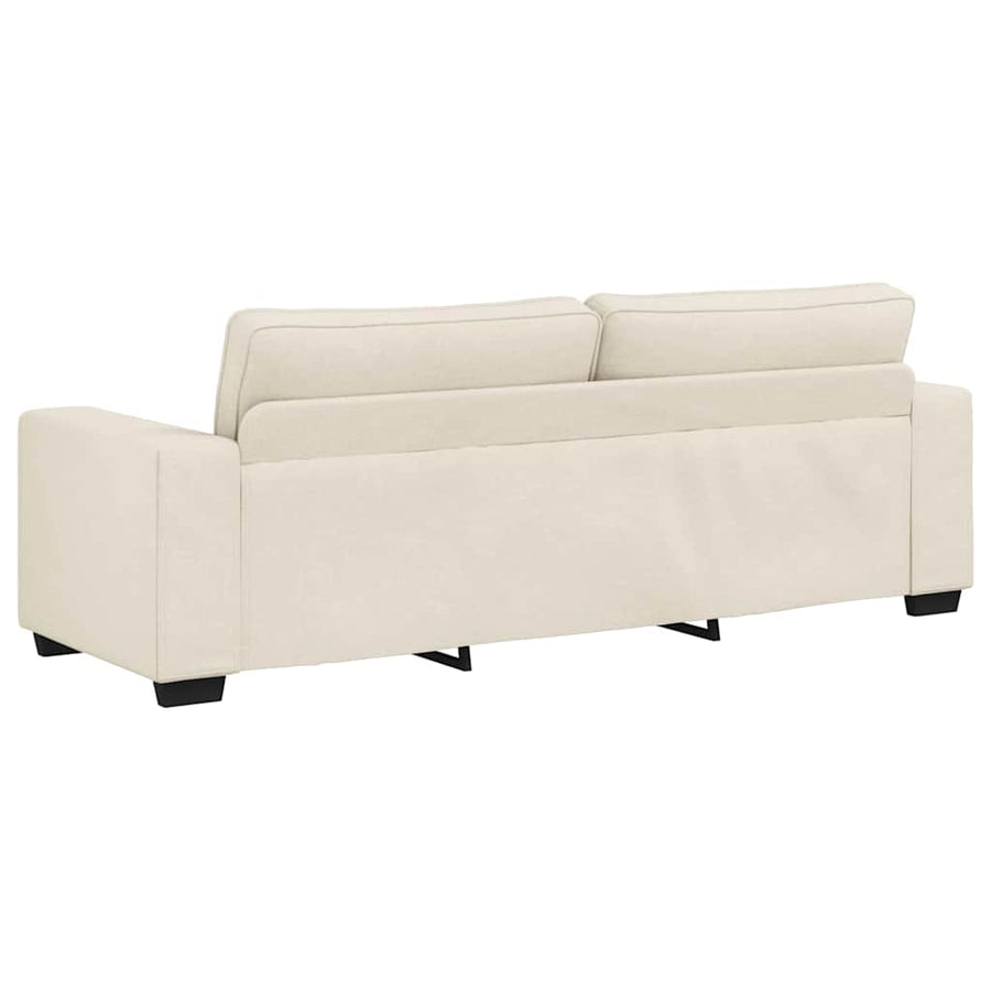 Bank 3 Pcs Beige Linnen-Mix Stof