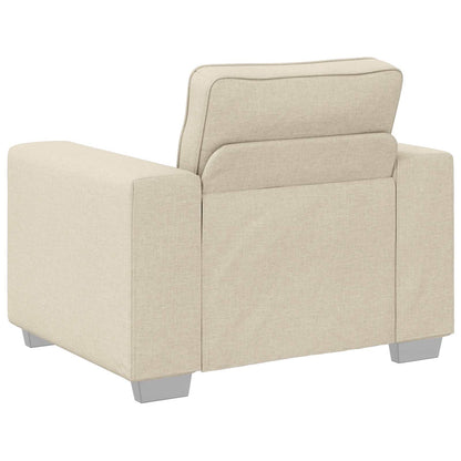 Bank 3 pcs Beige 219 x 80 x 82 cm Linnen-mix stof