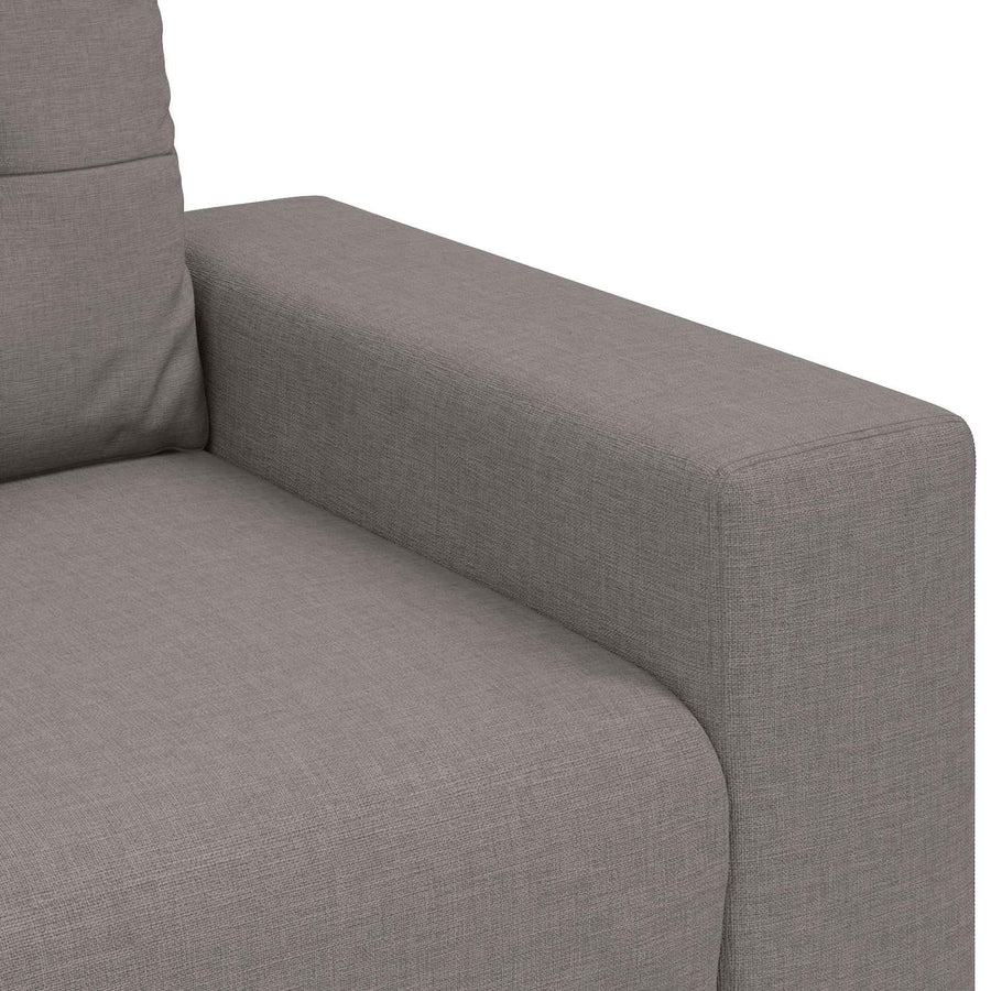 Bank 3 Pcs 221 X 80 X 80 Cm Linnen-Mix Stof Taupe