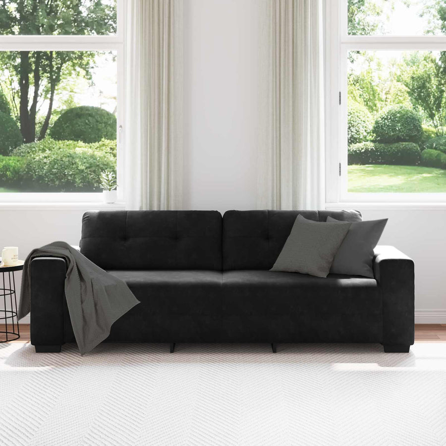 Bank 3 Pcs 221 X 80 X 80 Cm Linnen-Mix Stof Taupe