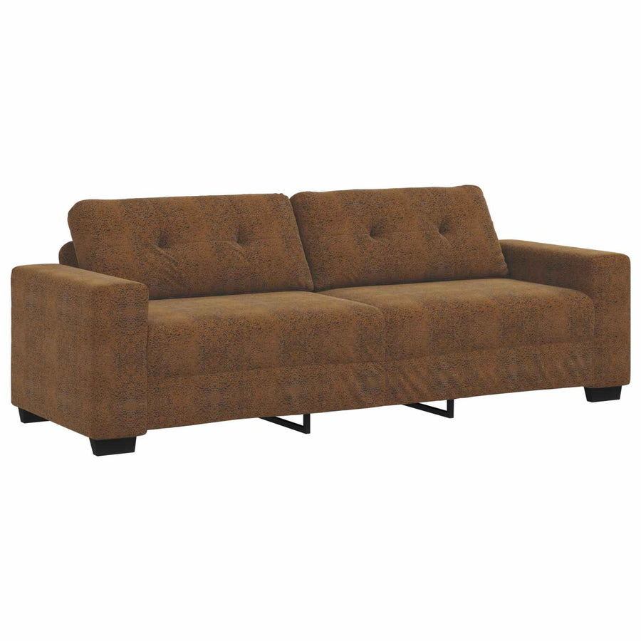 Bank 3 Pcs 221 X 80 X 80 Cm Linnen-Mix Stof Taupe