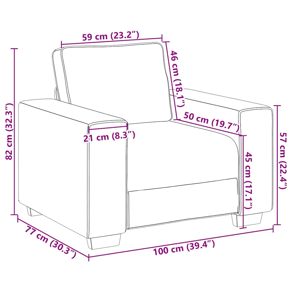 3-Delige Loungeset Met Kussens Stof Zwart