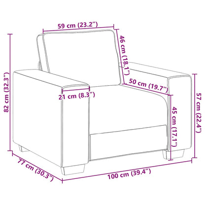 3-Delige Loungeset Met Kussens Stof Zwart