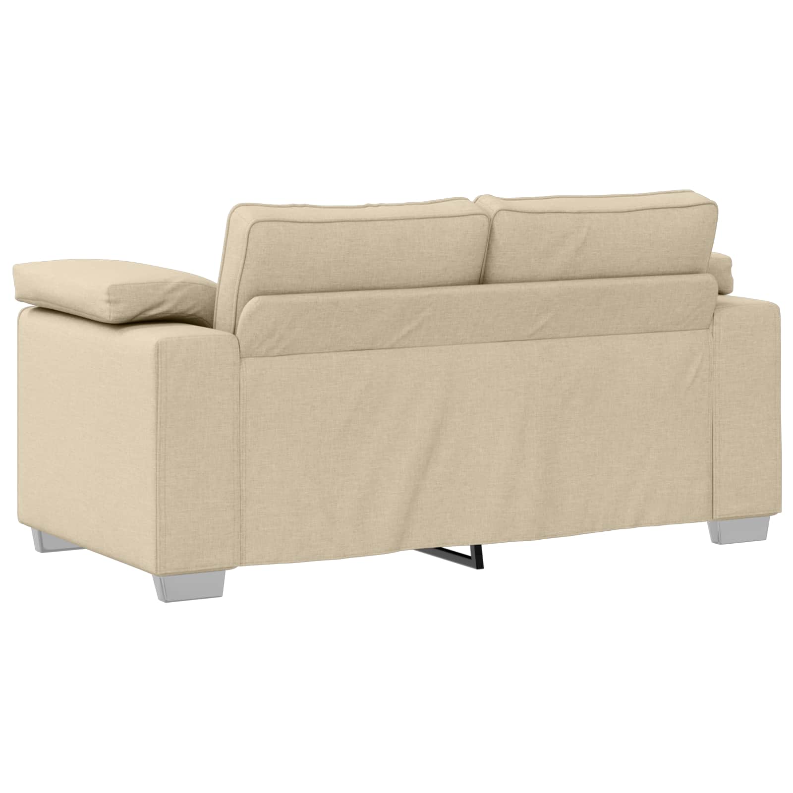 Bank 3 pcs Crème 219 x 80 x 82 cm Linnen-mix stof