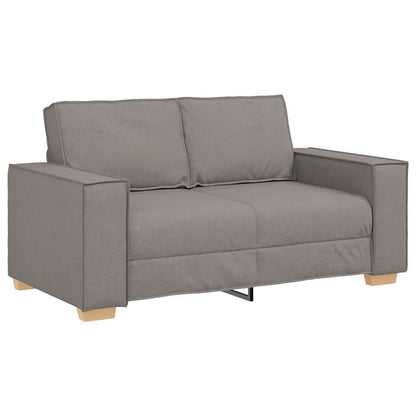 2-Delige Loungeset Met Kussens Stof Taupe