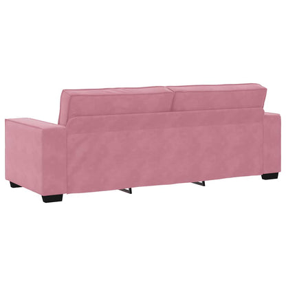 2-Delige Loungeset Met Kussens Fluweel Roze