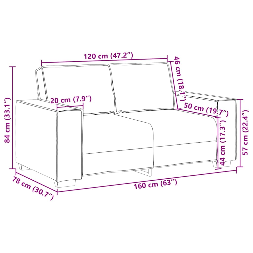 2-Delige Loungeset Met Kussens Fluweel Roze