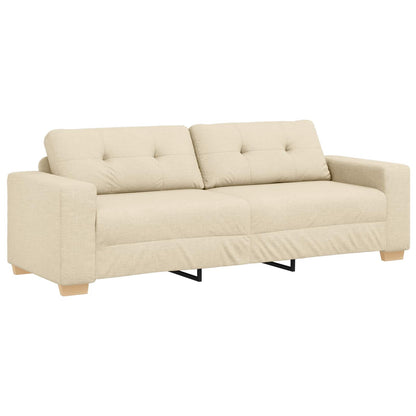 Bank 2 st Crème Linnenmix Stoffen