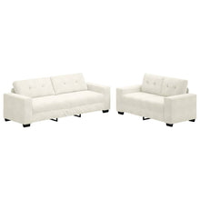 | Bankstel | 2 Pcs 221 X 78 X 80 Cm Fluweel Crème