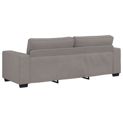 2-Delige Loungeset Met Kussens Stof Taupe