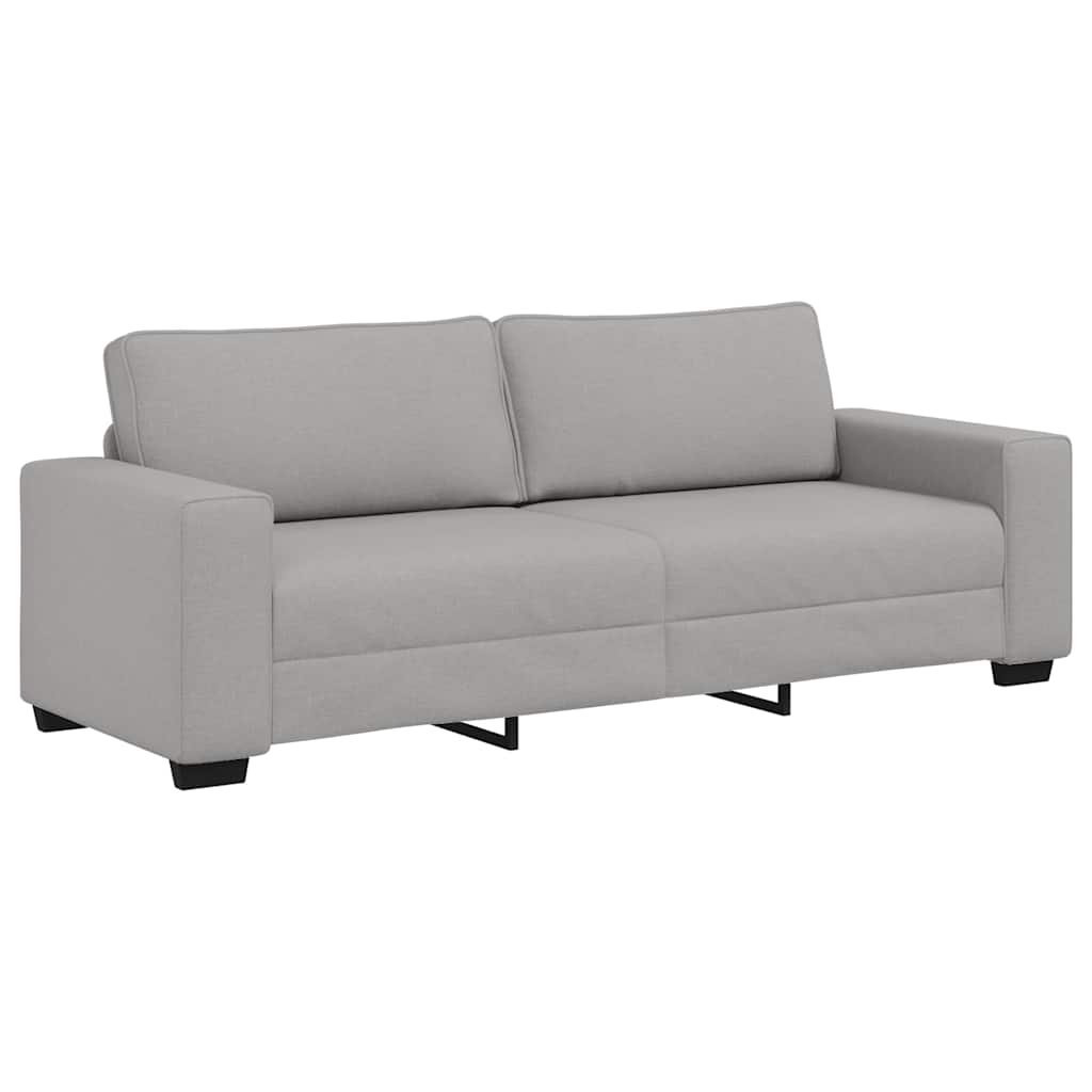2-Delige Loungeset Met Kussens Stof Wolk Grijs Wolkengrijs