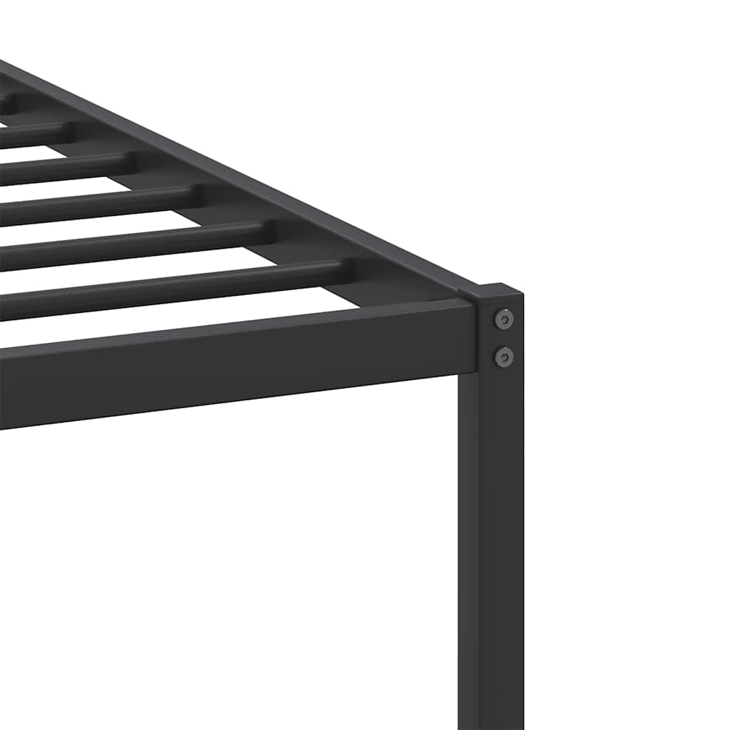 Bedframe zonder matras hout gerookt eikenkleurig 80x200 cm