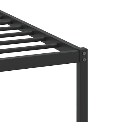 Bedframe zonder matras hout gerookt eikenkleurig 80x200 cm