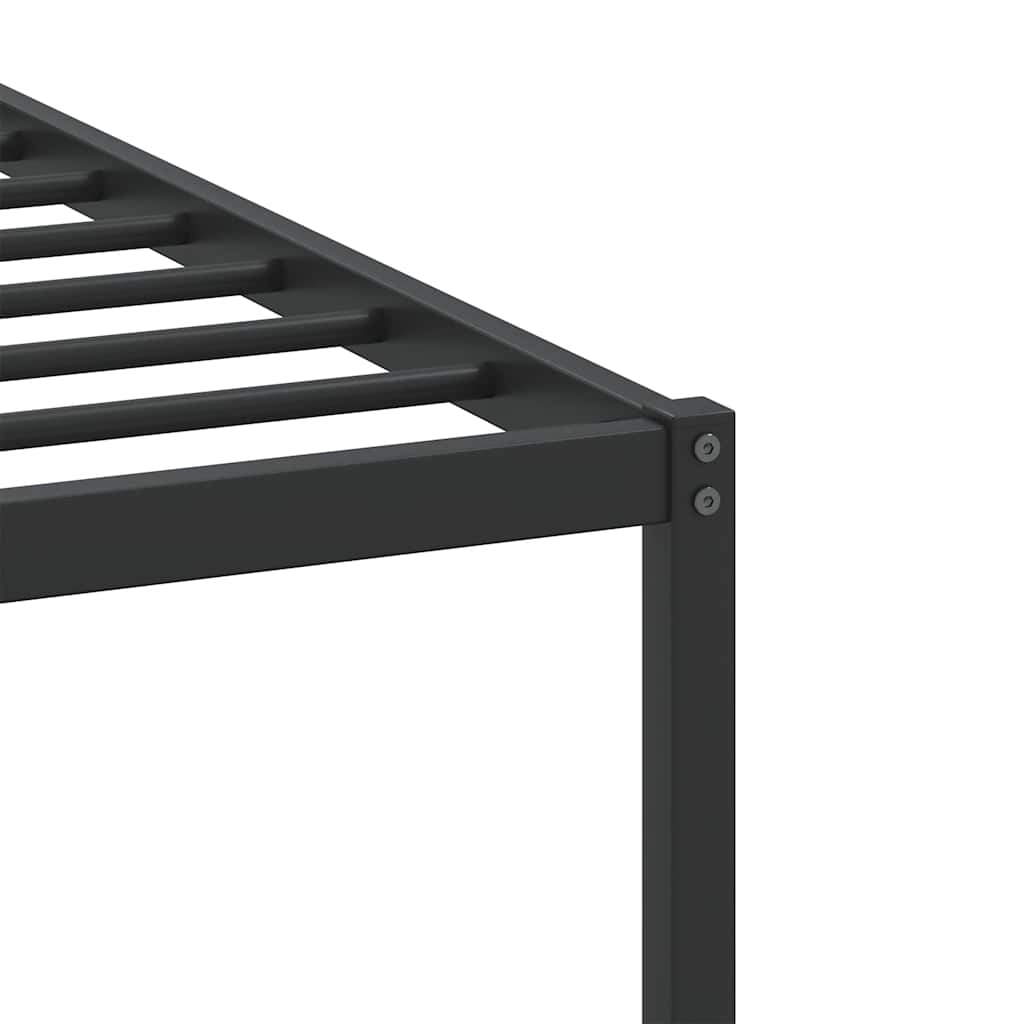 Bedframe zonder matras hout gerookt eikenkleurig 90x190 cm