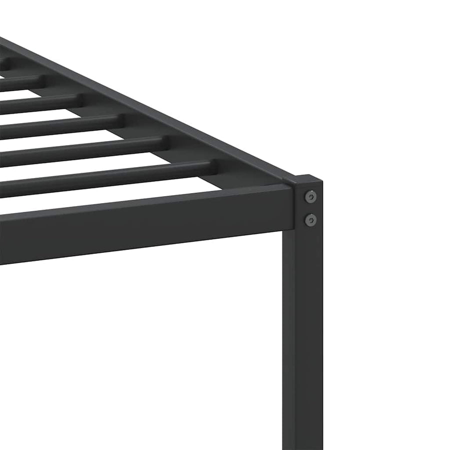 Bedframe zonder matras hout gerookt eikenkleurig 90x190 cm