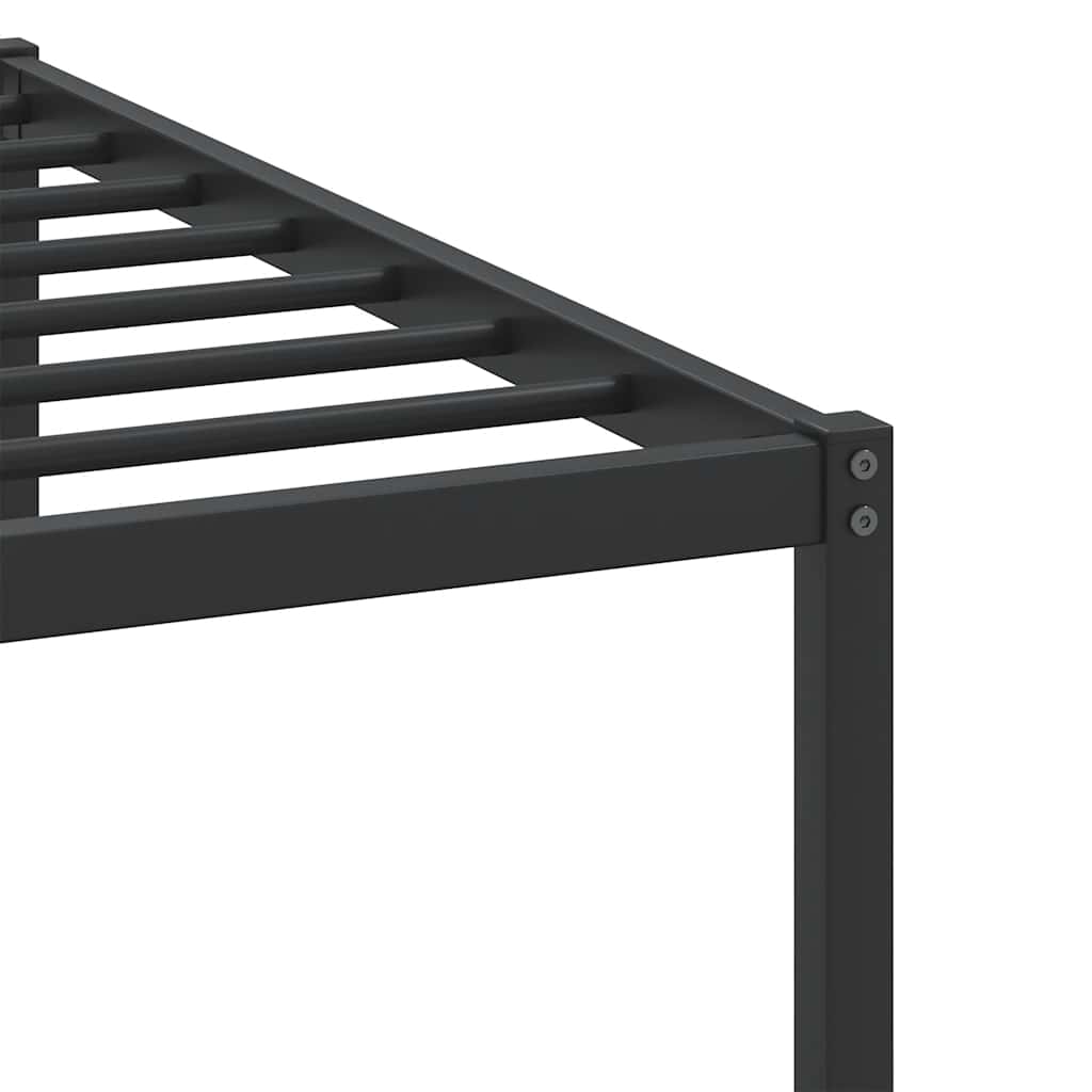 Bedframe zonder matras hout gerookt eikenkleurig 100x190 cm