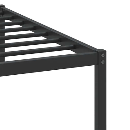 Bedframe zonder matras hout gerookt eikenkleurig 100x190 cm